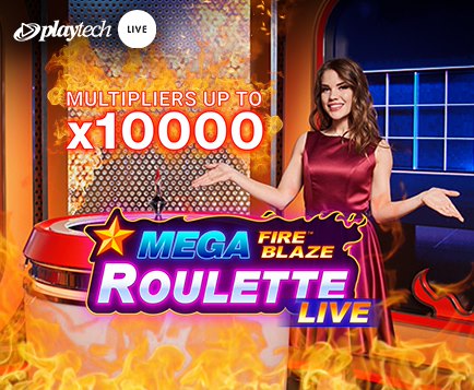 Mega Fire Blaze Roulette Live (+3%)